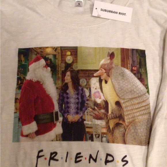 NEW! Suburban Riot Friends Xmas 🎄 Tee - Picture 2 of 5